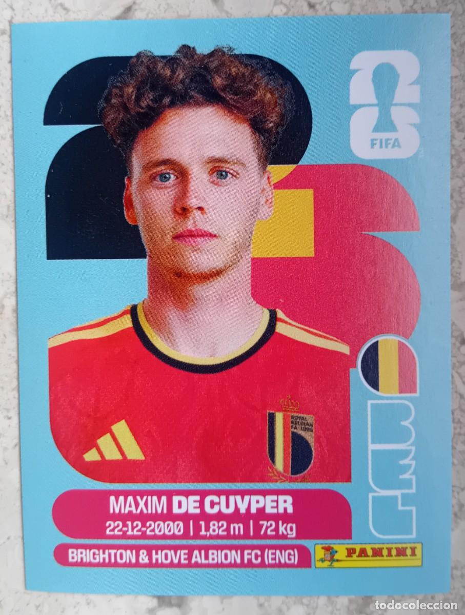 Cromos de f&uacute;tbol: Figurina Panini 2026 Cromo World Cup Usa Mundial 2026 Maxim De Cuyper Belgium n BEL 7