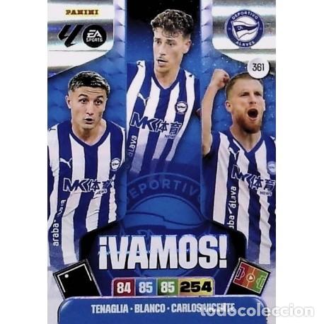 Fu&szlig;ball-Sticker: &iexcl;Vamos! Alav&eacute;s con el n&uacute;mero 361 de Adrenalyn XL 25-26 2025-2026