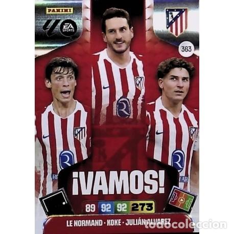 Fu&szlig;ball-Sticker: &iexcl;Vamos! Atl&eacute;tico Madrid con el n&uacute;mero 363 de Adrenalyn XL 25-26 2025-2026