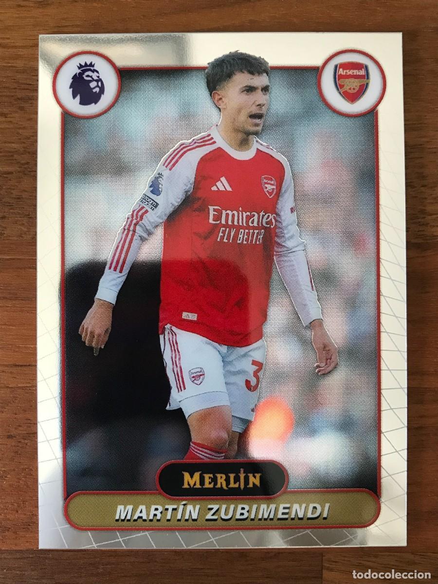 Fu&szlig;ball-Sticker: MARTIN ZUBIMENDI - ARSENAL - TOPPS CHROME MERLIN PREMIER LEAGUE 2025 2026 25 26