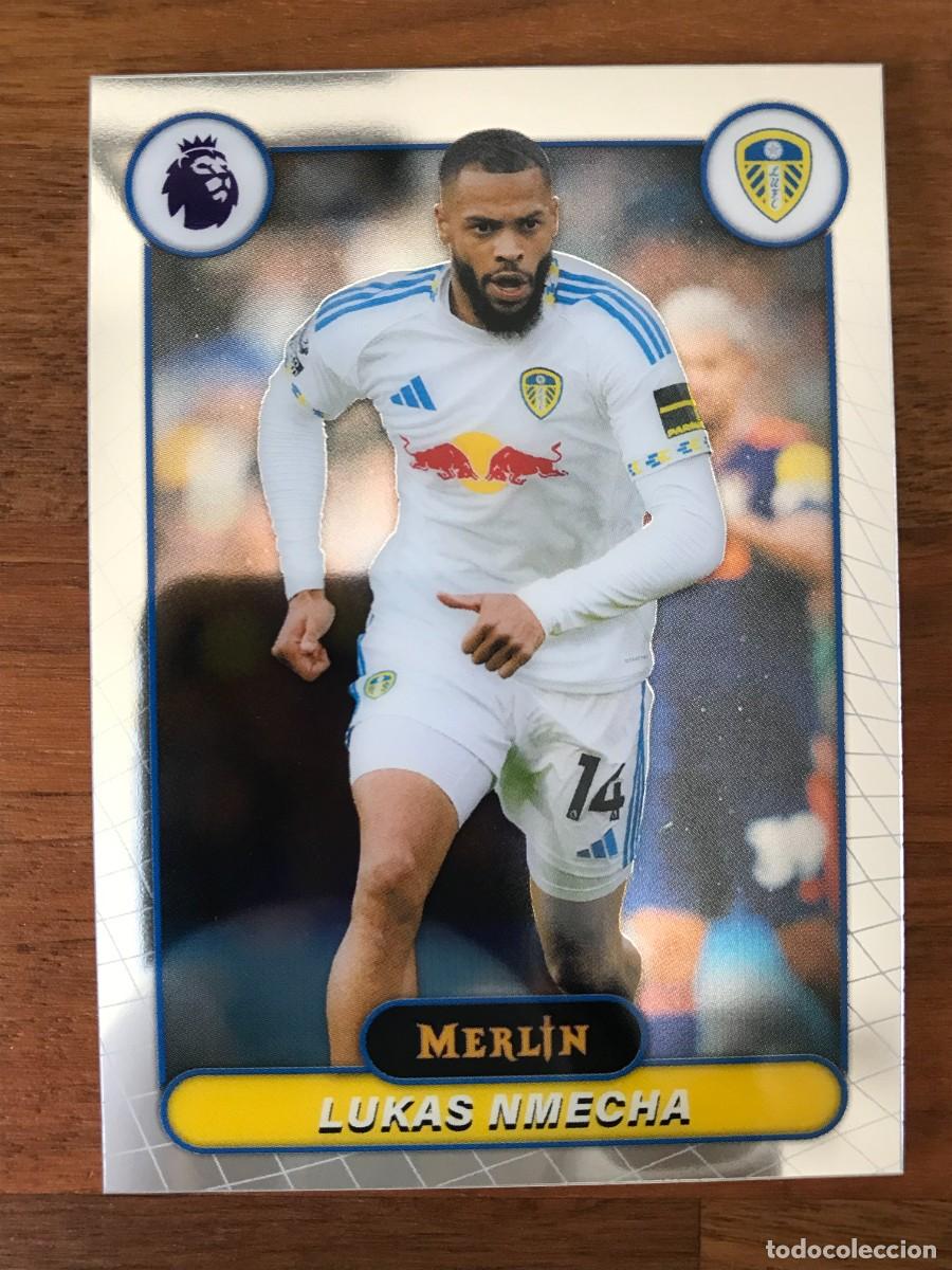 Fu&szlig;ball-Sticker: LUKAS NMECHA - LEEDS UNITED - TOPPS CHROME MERLIN PREMIER LEAGUE 2025 2026 25 26