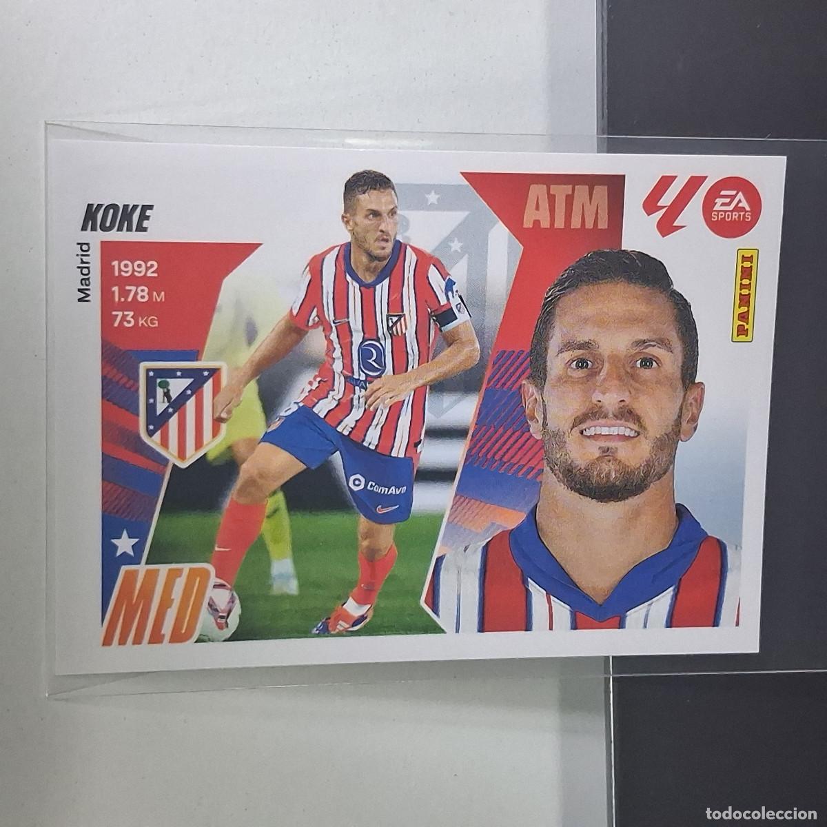 Fu&szlig;ball-Sticker: D3 14 KOKE ATLETICO DE MADRID LIGA ESTE 2025 2026 25 26 PANINI STICKERS CROMOS SPORTS