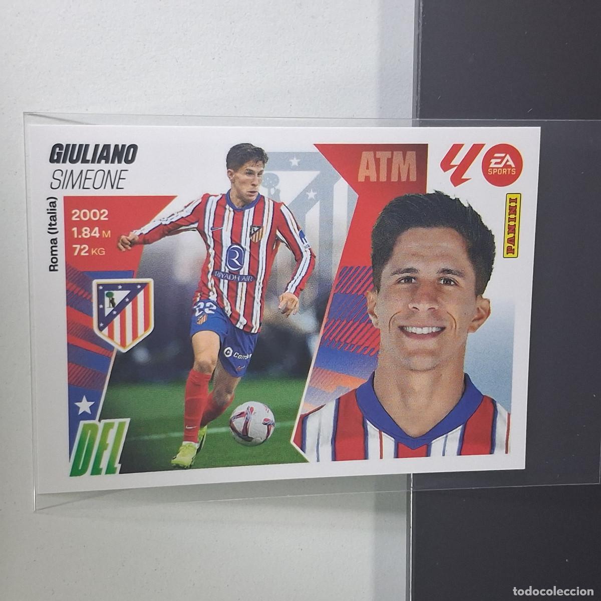 Cromos de f&uacute;tbol: D3 17 GIULIANO SIMEONE ATLETICO DE MADRID LIGA ESTE 2025 2026 25 26 PANINI STICKERS CROMOS SPORTS