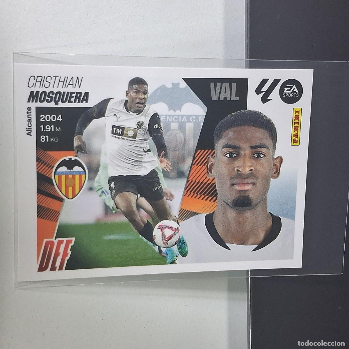 Cromos de f&uacute;tbol: D3 6 MOSQUERA VALENCIA LIGA ESTE 2025 2026 25 26 PANINI STICKERS CROMOS SPORTS