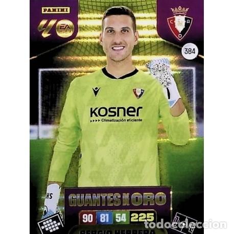 Cromos de f&uacute;tbol: Sergio Herrera Guantes de Oro Osasuna 384 de Adrenalyn XL 25-26 2025-2026