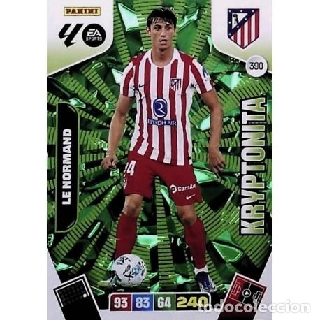 Cromos de f&uacute;tbol: Le Normand Kriptonita Atl&eacute;tico Madrid 390 de Adrenalyn XL 25-26 2025-2026