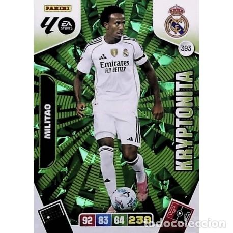 Cromos de f&uacute;tbol: Milit&atilde;o Kriptonita Real Madrid 393 de Adrenalyn XL 25-26 2025-2026