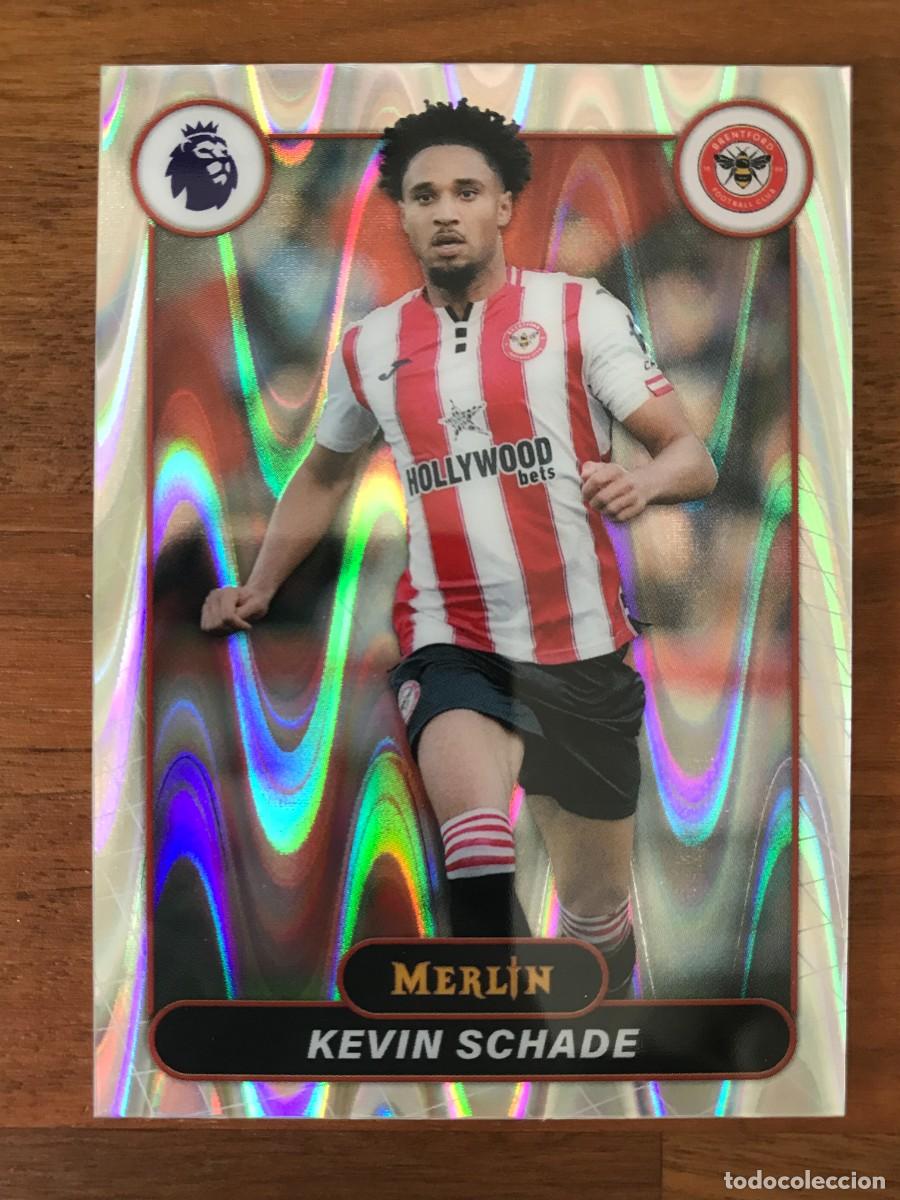 Cromos de f&uacute;tbol: KEVIN SCHADE - BRENTFORD - RAYWAVE REFRACTOR - TOPPS CHROME MERLIN PREMIER LEAGUE 2025 2026 25 26