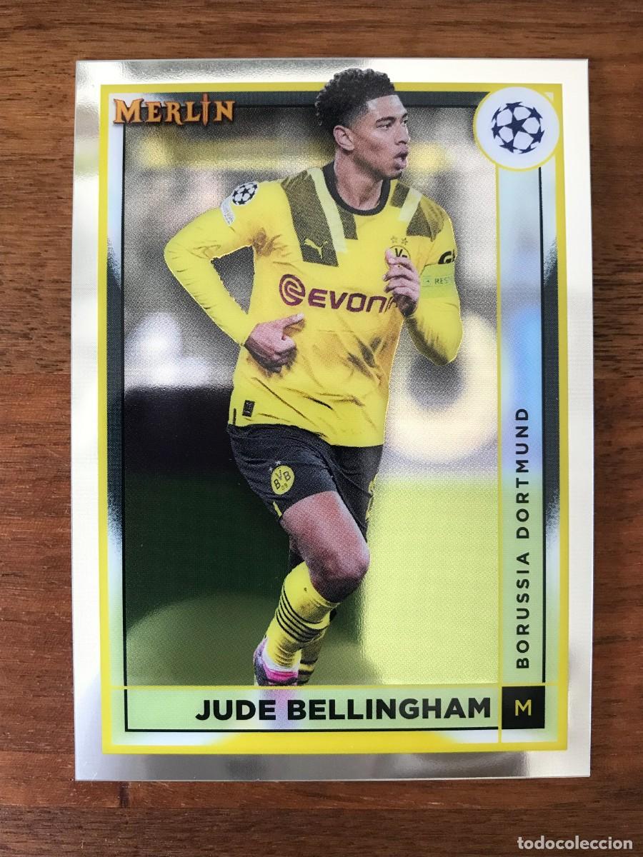 Cromos de f&uacute;tbol: JUDE BELLINGHAM - BORUSSIA DORTMUND - TOPPS CHROME MERLIN UEFA CHAMPIONS 2022 2023 22 23