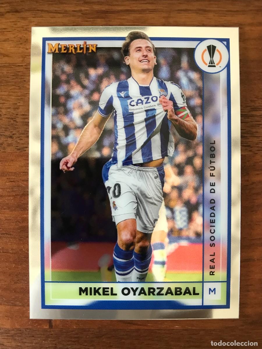 Cromos de f&uacute;tbol: MIKEL OYARZABAL - REAL SOCIEDAD - TOPPS CHROME MERLIN UEFA CHAMPIONS 2022 2023 22 23