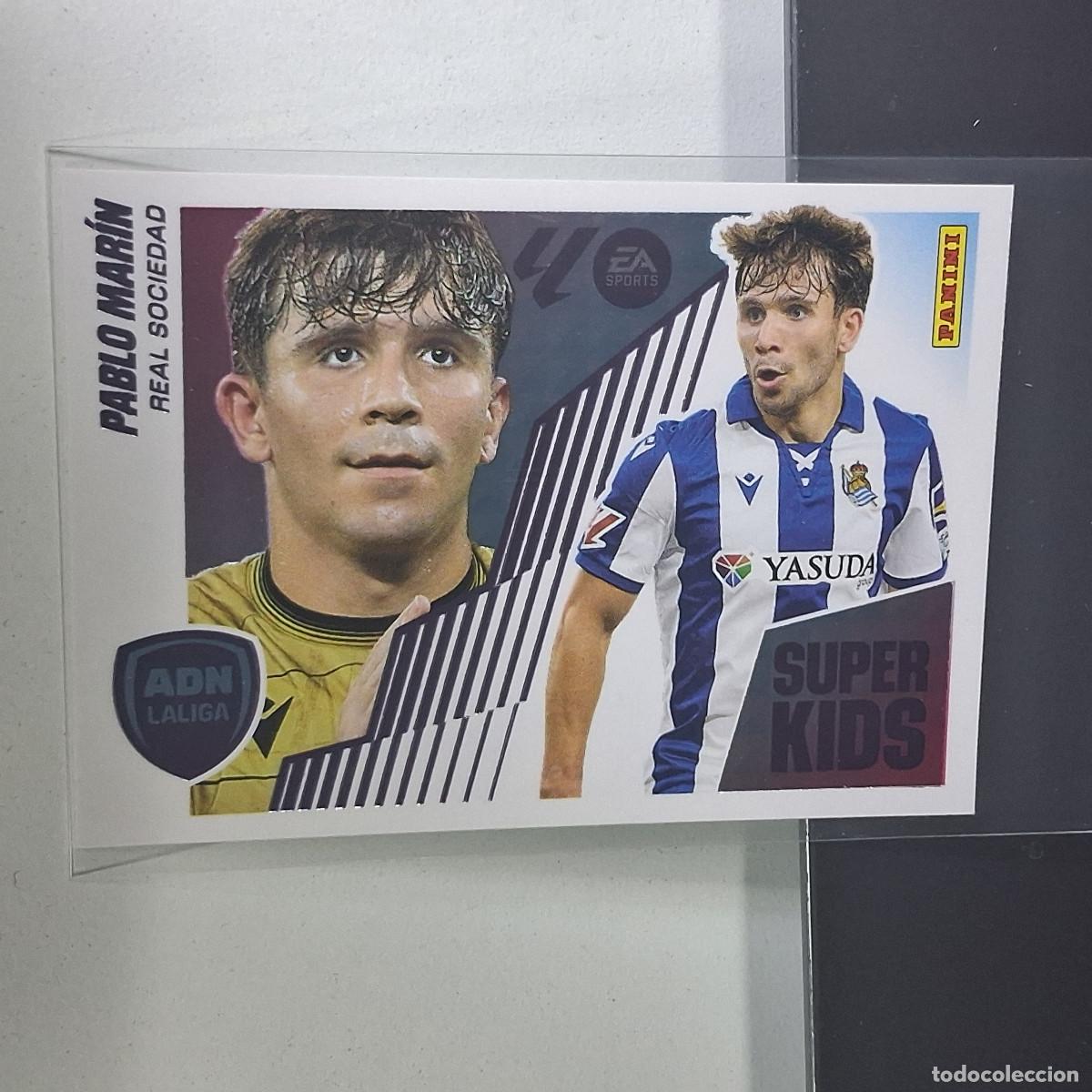 Cromos de f&uacute;tbol: D3 15 PABLO MARIN REAL SOCIEDAD SUPER KIDS LIGA ESTE 2025 2026 25 26 PANINI STICKERS CROMOS SPORTS