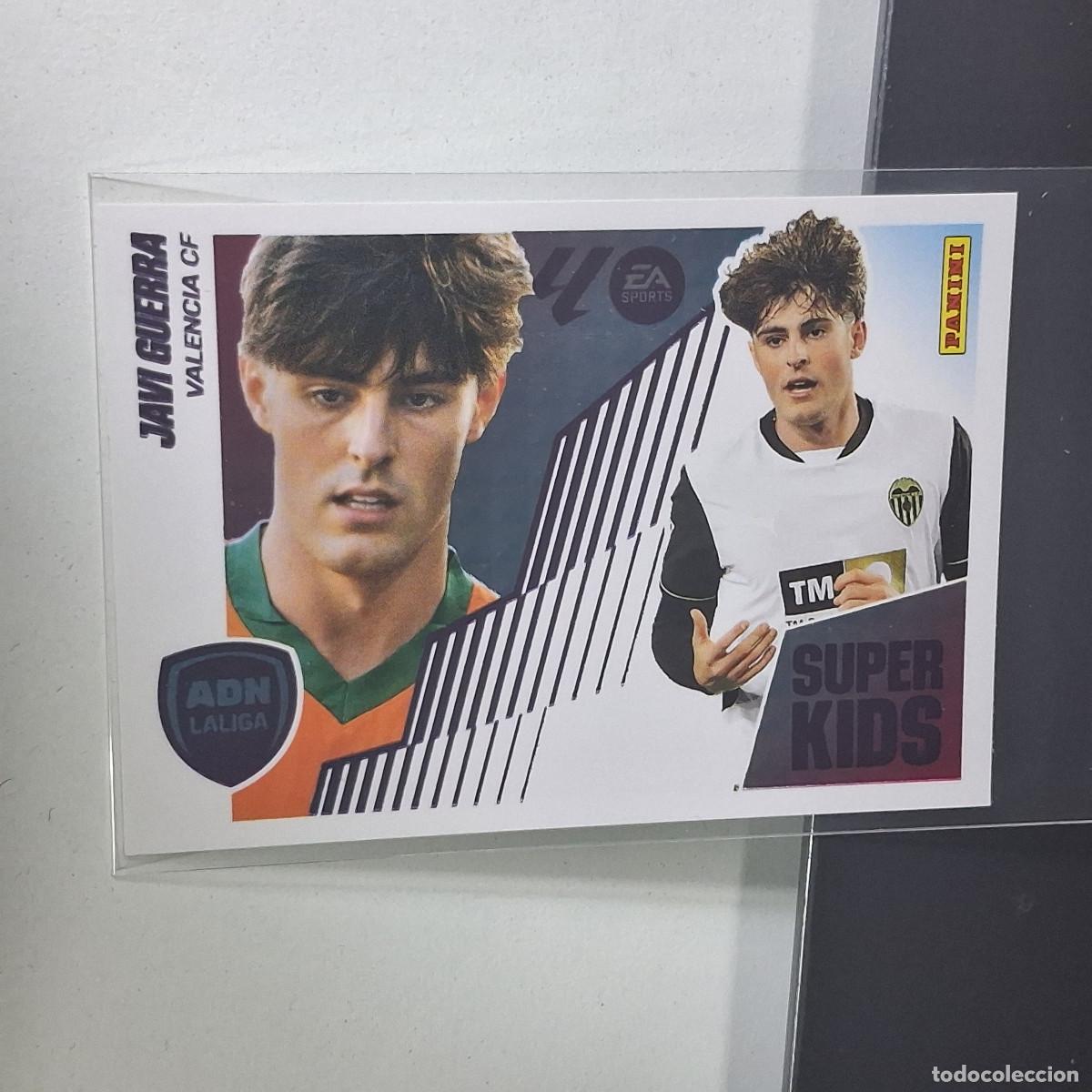 Cromos de f&uacute;tbol: D3 12 JAVI GUERRA VALENCIA SUPER KIDS LIGA ESTE 2025 2026 25 26 PANINI STICKERS CROMOS SPORTS