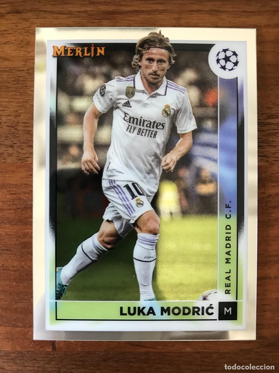 Cromos de f&uacute;tbol: LUKA MODRIC - REAL MADRID - TOPPS CHROME MERLIN UEFA CHAMPIONS 2022 2023 22 23