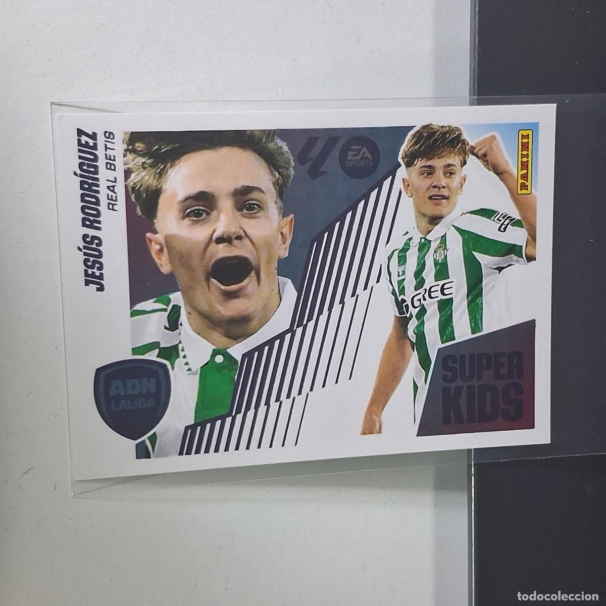 Cromos de f&uacute;tbol: D3 13 JESUS RODRIGUEZ BETIS SUPER KIDS ADN LIGA ESTE 2025 2026 25 26 PANINI STICKERS CROMOS SPORTS