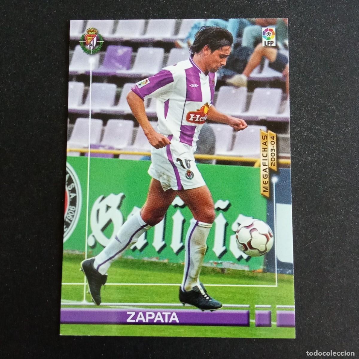 Cromos de f&uacute;tbol: 479 ZAPATA VALLADOLID NUEVO FICHAJE LIGA 2003 2004 03 04 MEGAFICHAS PANINI