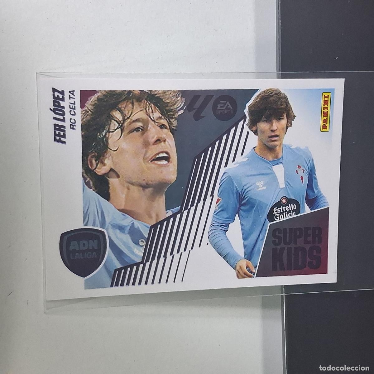 Cromos de f&uacute;tbol: D3 8 FER LOPEZ CELTA SUPER KIDS ADN LIGA ESTE 2025 2026 25 26 PANINI STICKERS CROMOS SPORTS