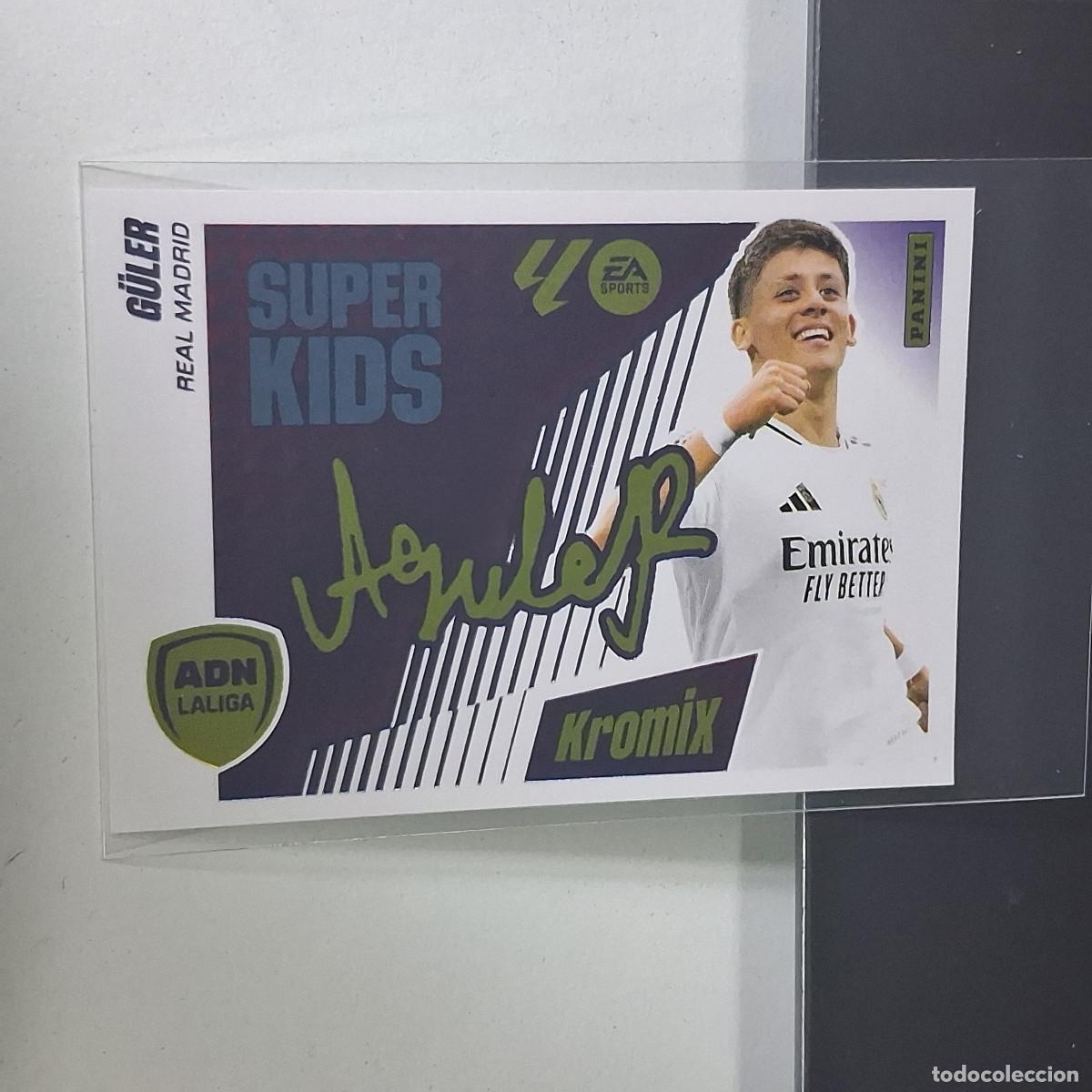 Cromos de f&uacute;tbol: D3 K10 10 G&Uuml;LER REAL MADRID SUPER KIDS KROMIX LIGA ESTE 2025 2026 25 26 PANINI STICKERS CROMOS