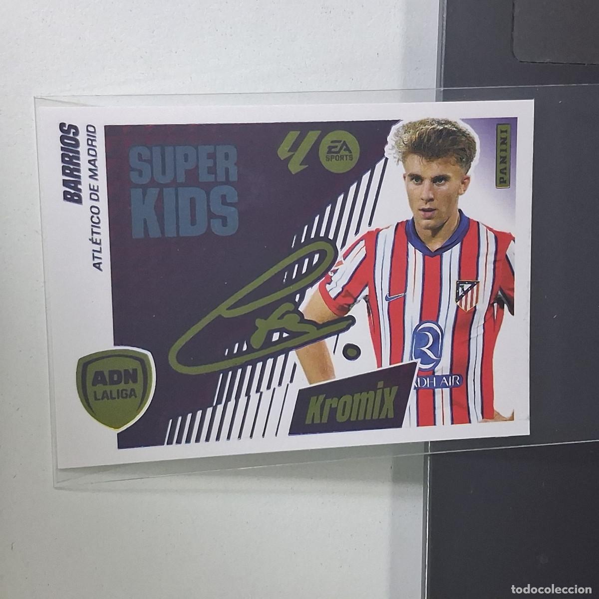Cromos de f&uacute;tbol: D3 K3 BARRIOS ATLETICO MADRID ADN SUPER KIDS KROMIX LIGA ESTE 2025 2026 25 26 PANINI STICKERS CROMOS