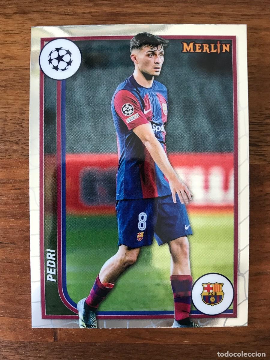 Cromos de f&uacute;tbol: PEDRI - FC BARCELONA - TOPPS CHROME MERLIN UEFA CHAMPIONS 2023 2024 23 24
