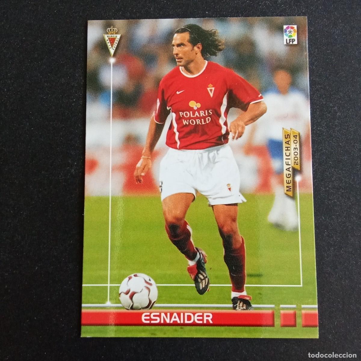Cromos de f&uacute;tbol: 488 ESNAIDER MURCIA NUEVO FICHAJE LIGA 2003 2004 03 04 MEGAFICHAS PANINI