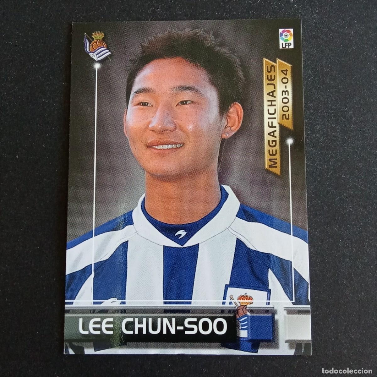 Cromos de f&uacute;tbol: 499 LEE CHUN SOO REAL SOCIEDAD MEGAFICHAJES LIGA 2003 2004 03 04 MEGAFICHAS PANINI - VERSION MEDIO
