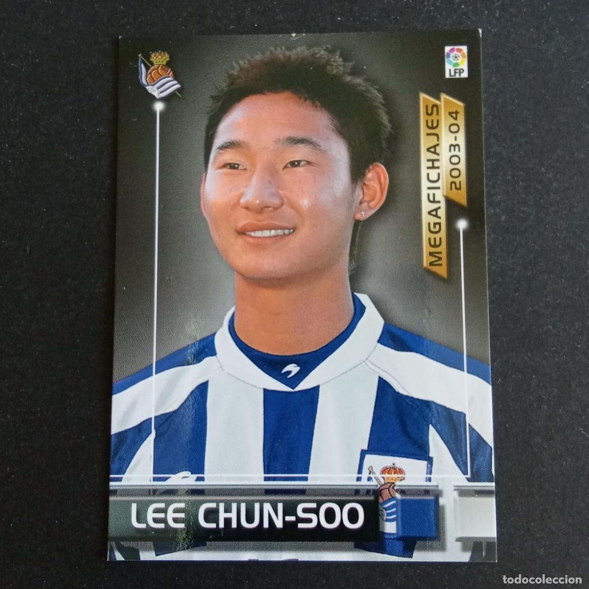 Cromos de Futebol: 499 LEE CHUN SOO REAL SOCIEDAD MEGAFICHAJES LIGA 2003 2004 03 04 MEGAFICHAS PANINI - DELANTERO