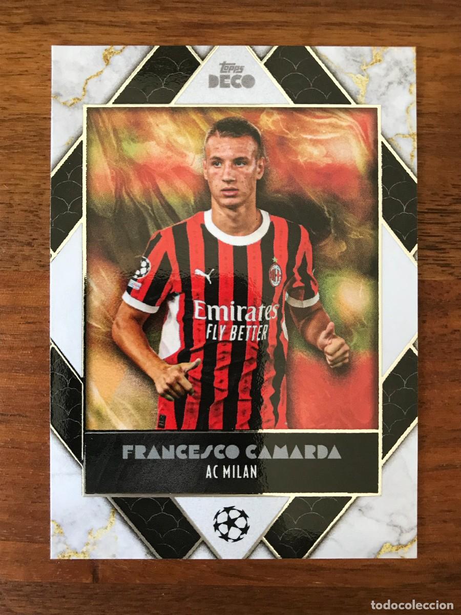Figurine di Calcio: FRANCESCO CAMARDA - AC MILAN - TOPPS DECO UEFA CLUB COMPETITIONS 2024 2025