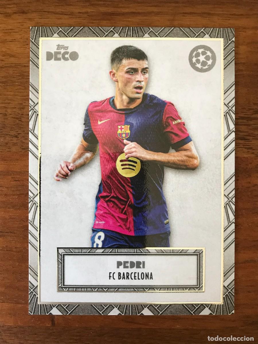 Football Stickers: PEDRI - FC BARCELONA - TOPPS DECO UEFA CLUB COMPETITIONS 2024 2025