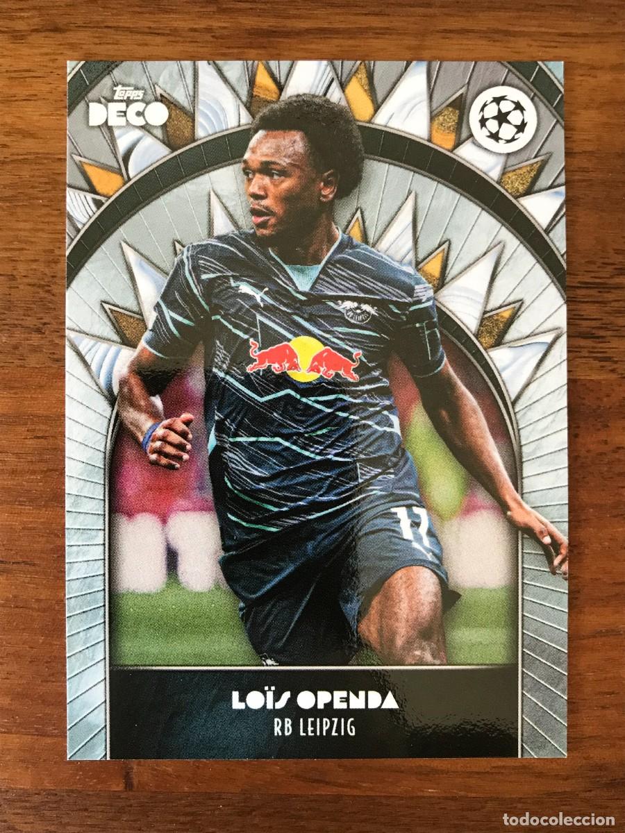 Cromos de f&uacute;tbol: LOIS OPENDA - RB LEIPZIG - TOPPS DECO UEFA CLUB COMPETITIONS 2024 2025