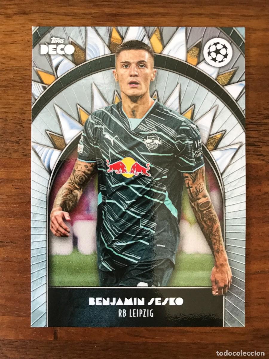 Figurine di Calcio: BENJAMIN SESKO - RB LEIPZIG - TOPPS DECO UEFA CLUB COMPETITIONS 2024 2025