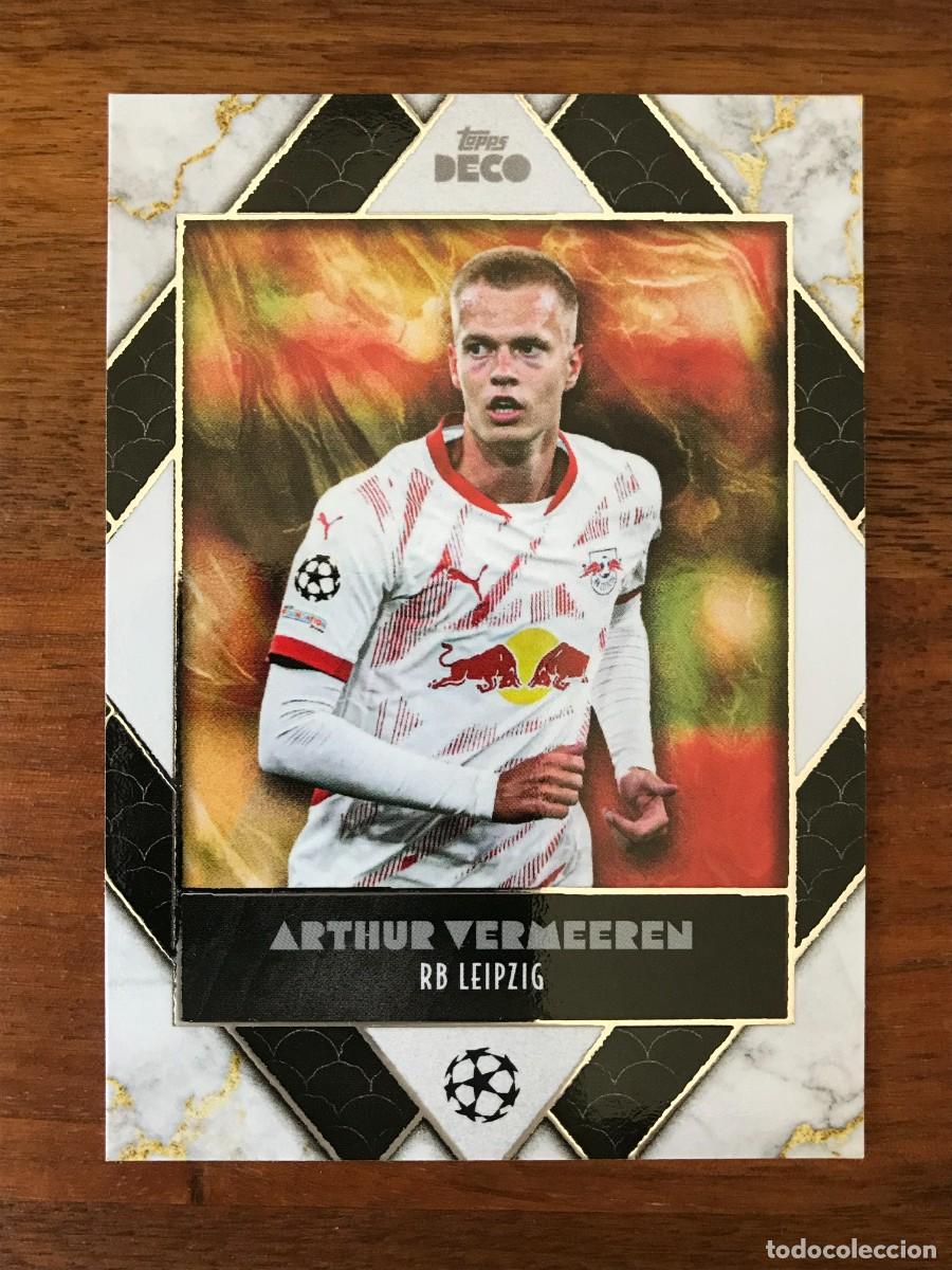 Football Stickers: ARTHUR VERMEEREN - RB LEIPZIG - TOPPS DECO UEFA CLUB COMPETITIONS 2024 2025