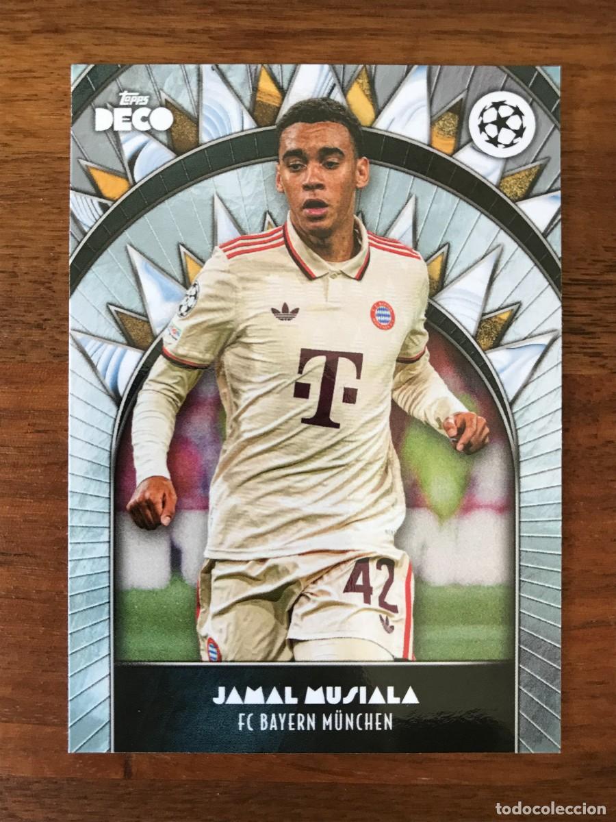 Football Stickers: JAMAL MUSIALA - BAYERN MUNICH - TOPPS DECO UEFA CLUB COMPETITIONS 2024 2025