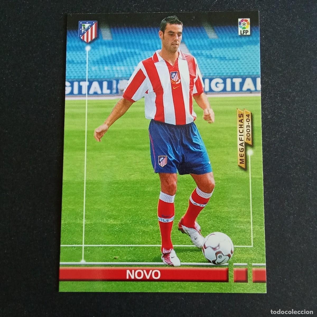 Cromos de f&uacute;tbol: 47 BIS NOVO ATLETICO MADRID LIGA 2003 2004 03 04 MEGAFICHAS PANINI