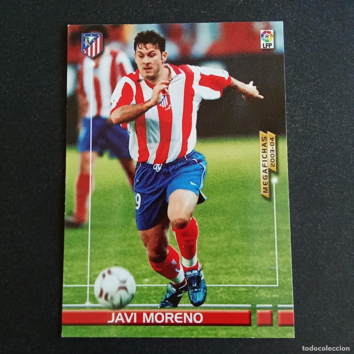 Cromos de f&uacute;tbol: 53 BIS JAVI MORENO ATLETICO MADRID LIGA 2003 2004 03 04 MEGAFICHAS PANINI
