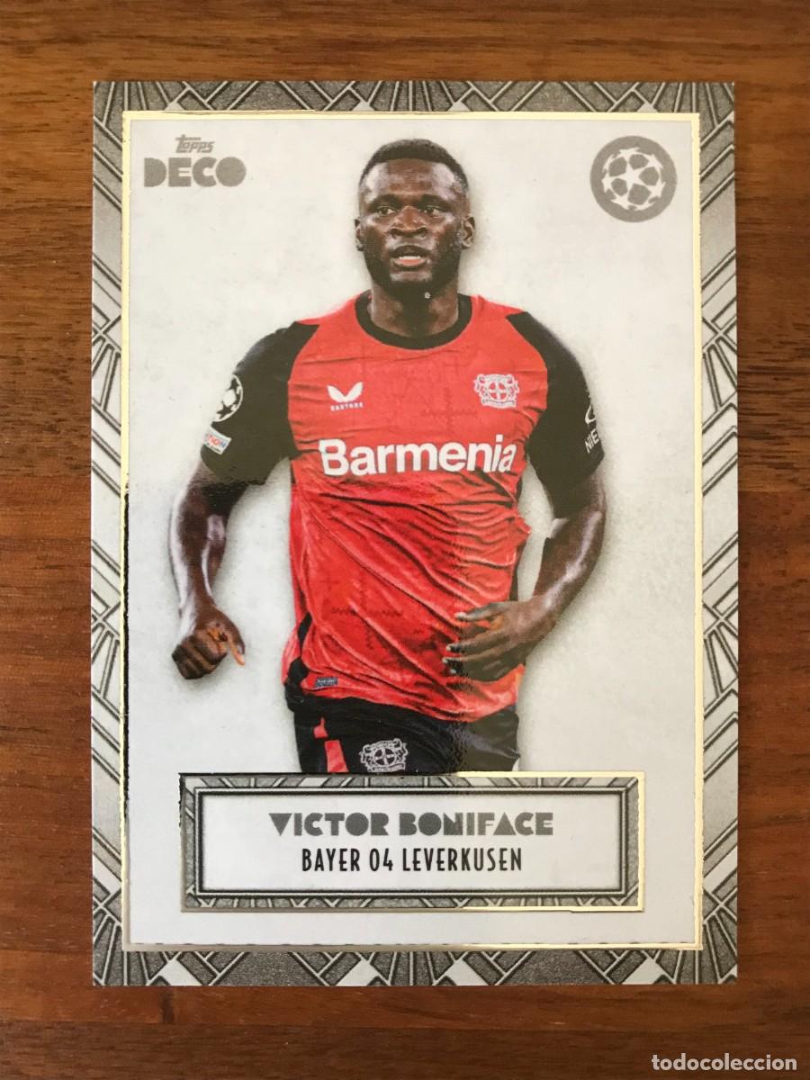 Cromos de f&uacute;tbol: VICTOR BONIFACE - BAYER LEVERKUSEN - TOPPS DECO UEFA CLUB COMPETITIONS 2024 2025