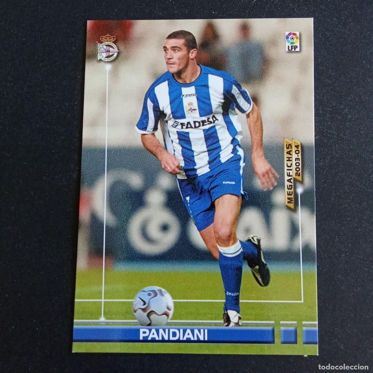Cromos de f&uacute;tbol: 124 BIS PAANDIANI DEPORTIVO CORU&Ntilde;A LIGA 2003 2004 03 04 MEGAFICHAS PANINI