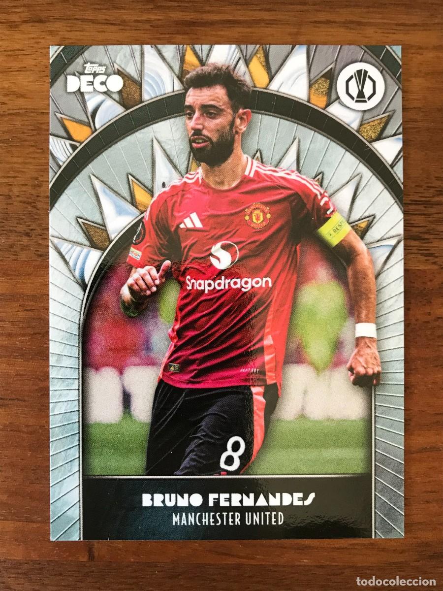 Cromos de f&uacute;tbol: BRUNO FERNANDES - MANCHESTER UNITED - TOPPS DECO UEFA CLUB COMPETITIONS 2024 2025