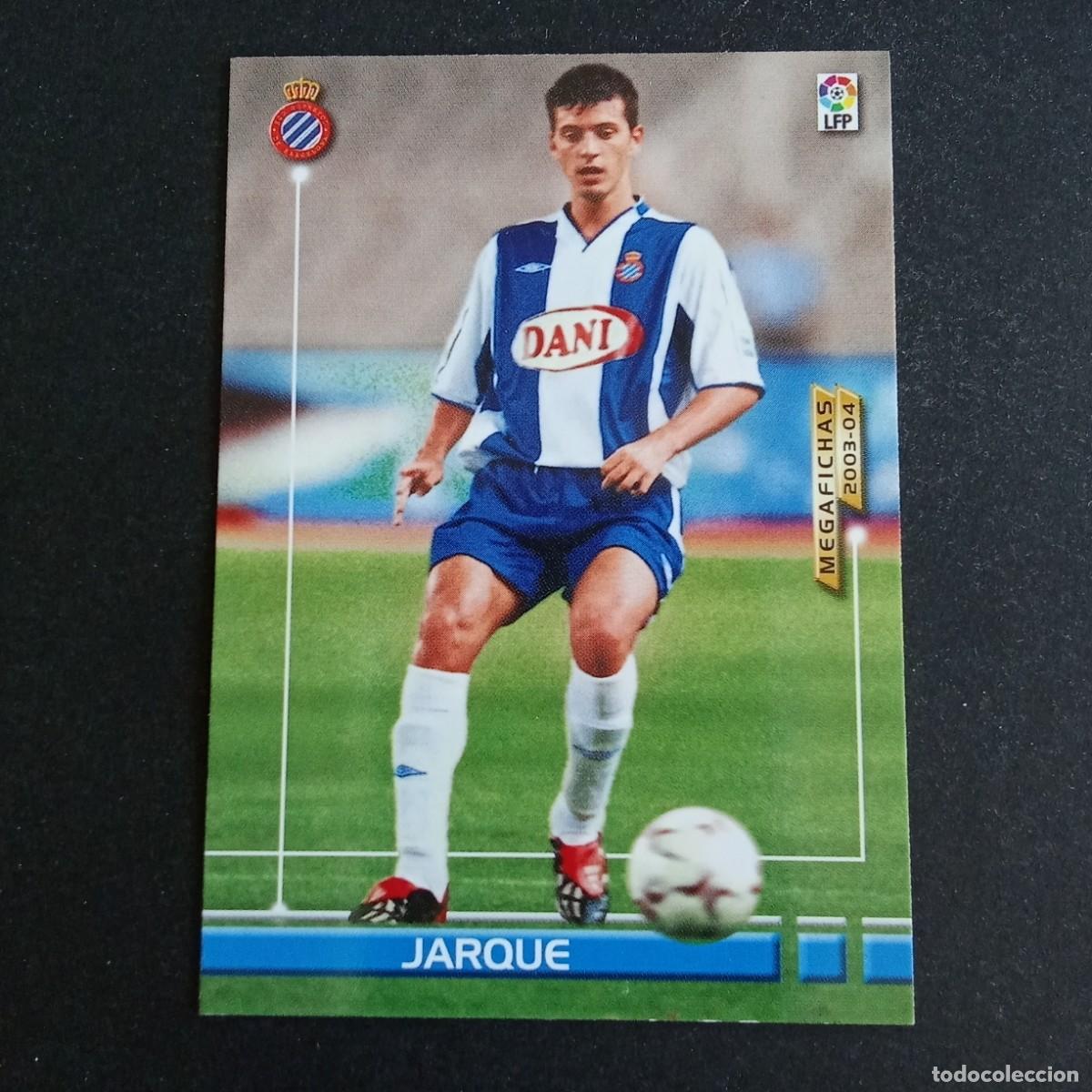 Cromos de f&uacute;tbol: 133 BIS JARQUE ESPANYOL LIGA 2003 2004 03 04 MEGAFICHAS PANINI