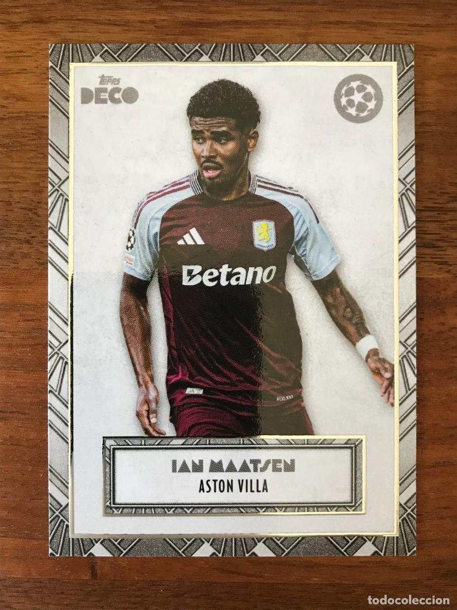 Cromos de f&uacute;tbol: IAN MAATSEN - ASTON VILLA - TOPPS DECO UEFA CLUB COMPETITIONS 2024 2025
