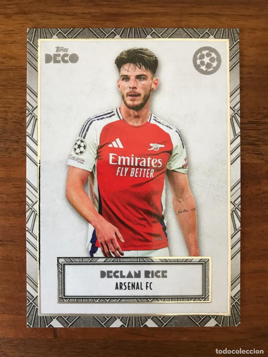 Cromos de f&uacute;tbol: DECLAN RICE - ARSENAL - TOPPS DECO UEFA CLUB COMPETITIONS 2024 2025