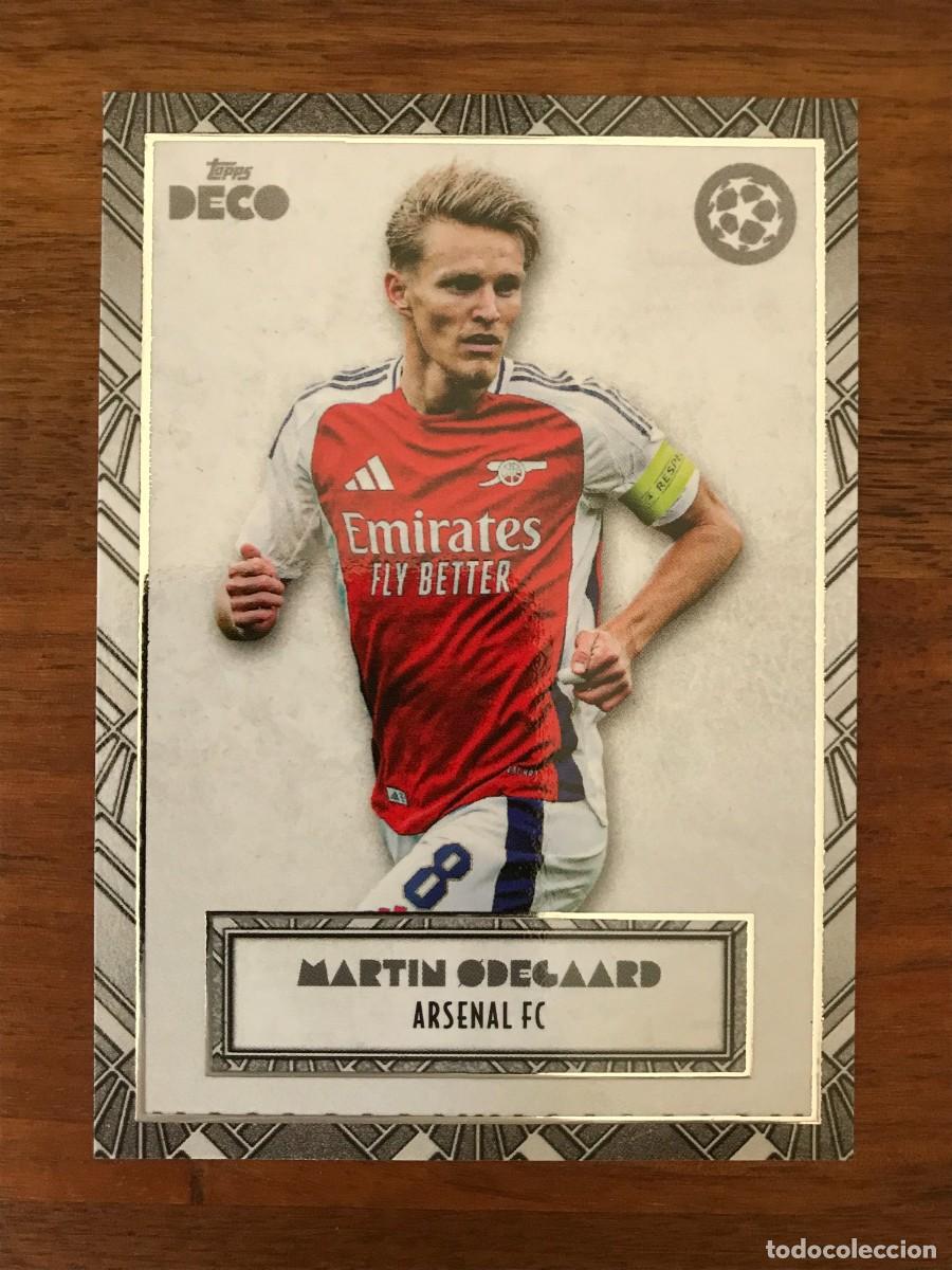Cromos de f&uacute;tbol: MARTIN ODEGAARD - ARSENAL - TOPPS DECO UEFA CLUB COMPETITIONS 2024 2025