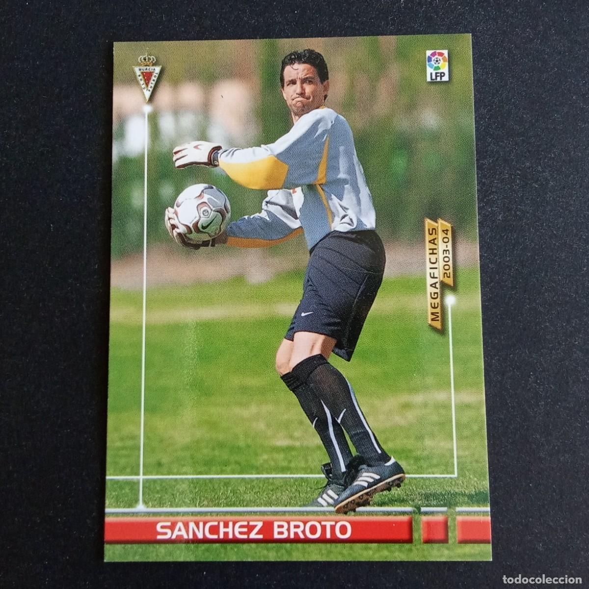 Cromos de f&uacute;tbol: 200 BIS SANCHEZ BROTO MURCIA LIGA 2003 2004 03 04 MEGAFICHAS PANINI