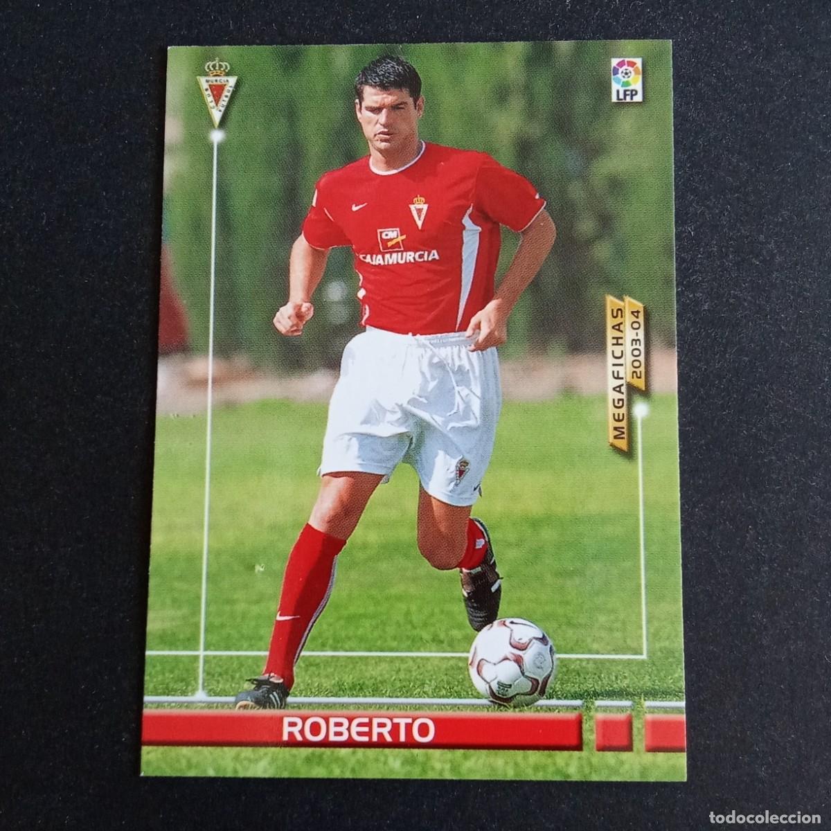 Cromos de f&uacute;tbol: 209 BIS ROBERTO MURCIA LIGA 2003 2004 03 04 MEGAFICHAS PANINI