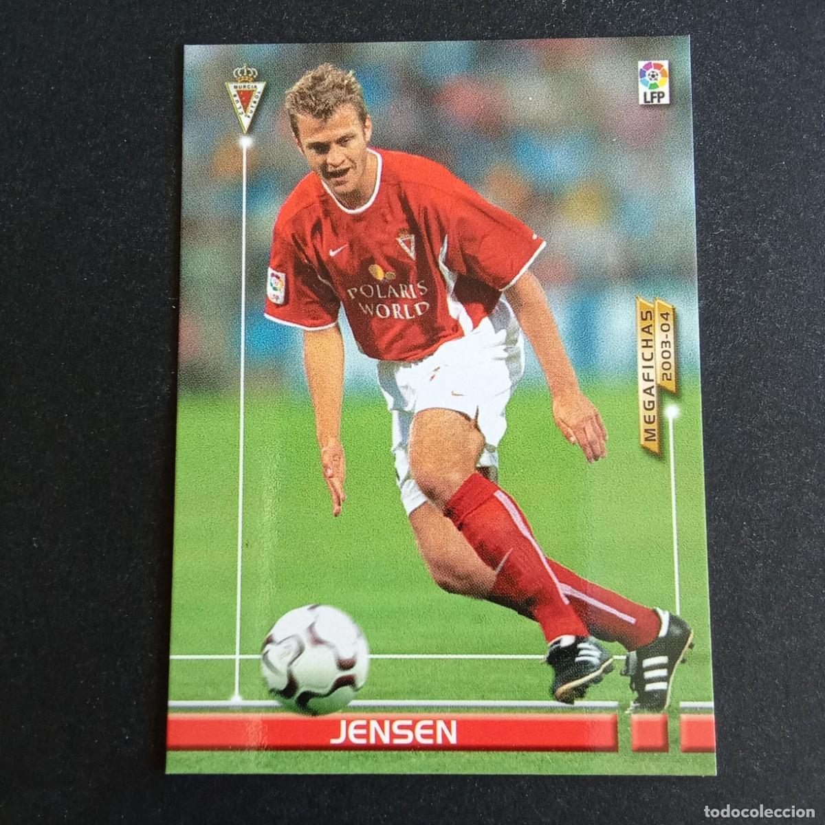 Cromos de f&uacute;tbol: 213 BIS JENSEN MURCIA LIGA 2003 2004 03 04 MEGAFICHAS PANINI