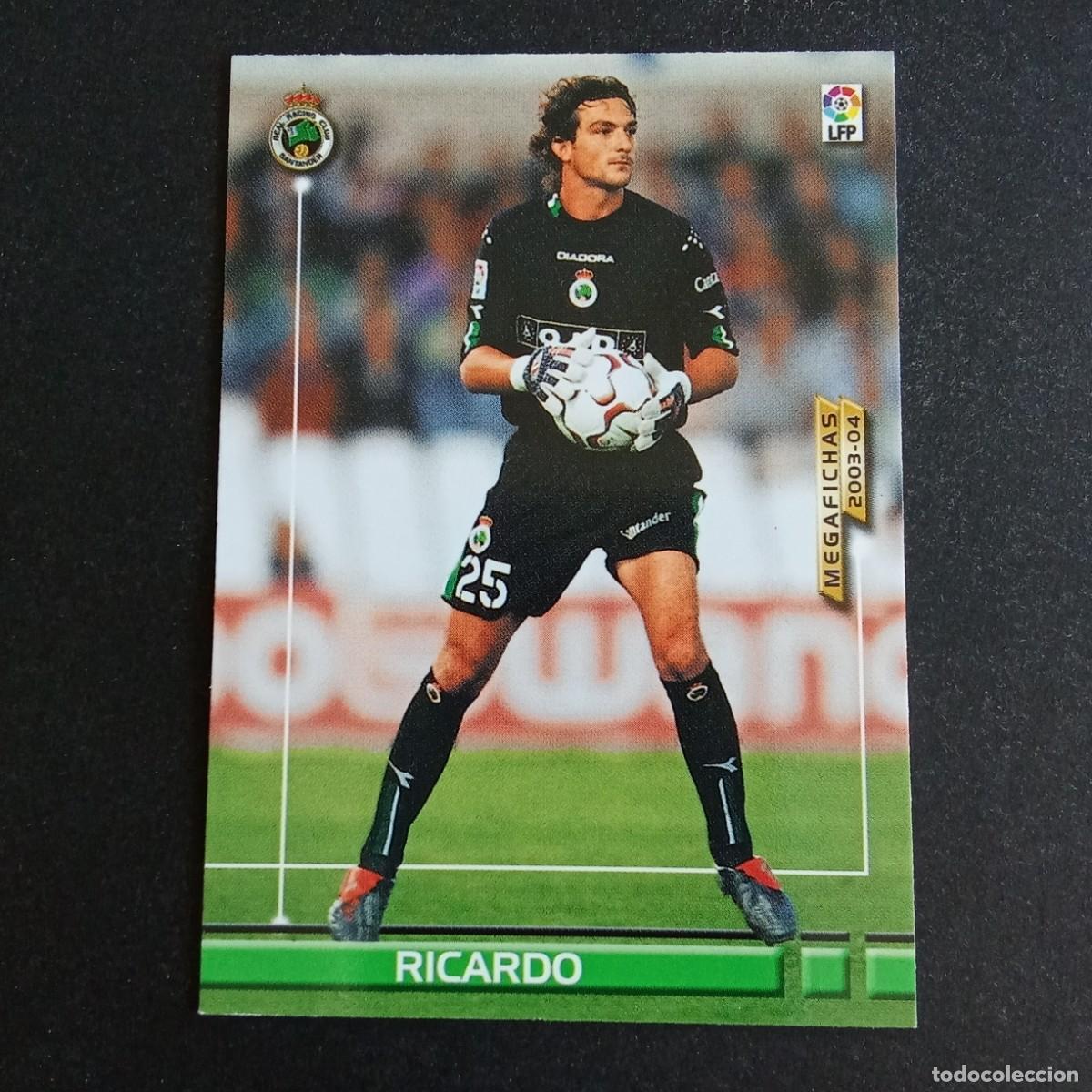 Cromos de f&uacute;tbol: 236 BIS RICARDO RACING SANTANDER LIGA 2003 2004 03 04 MEGAFICHAS PANINI