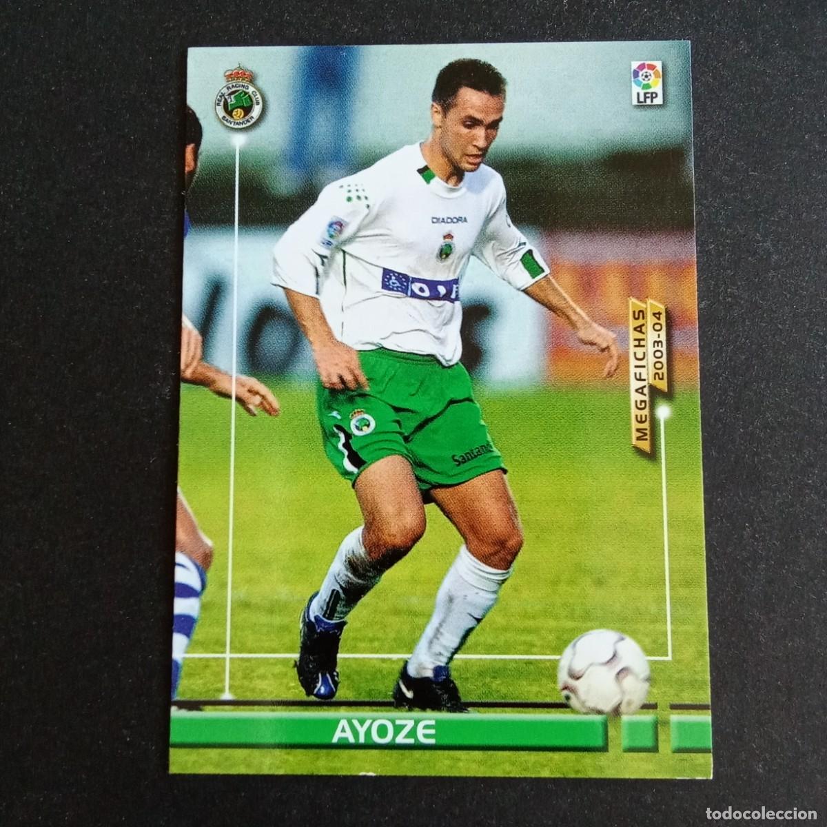 Cromos de f&uacute;tbol: 237 BIS AYOZE RACING SANTANDER LIGA 2003 2004 03 04 MEGAFICHAS PANINI