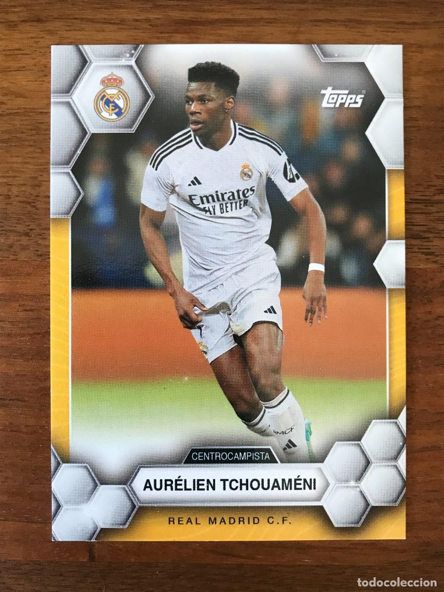 Cromos de f&uacute;tbol: AURELIEN TCHOUAMENI - TOPPS REAL MADRID FAN SET 2024 2025 24 25