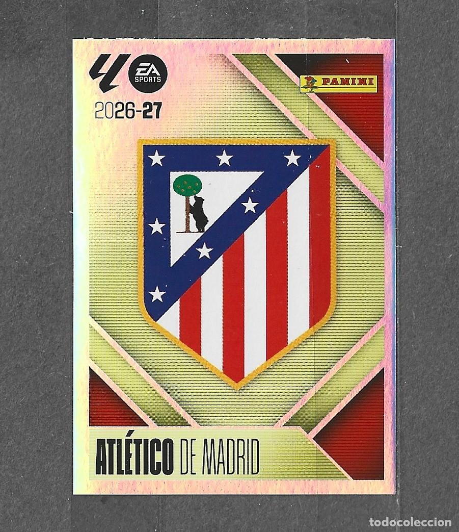 Cromos de f&uacute;tbol: Liga este 26/27 - Escudo - N&deg; 1 - Atl&eacute;tico de Madrid