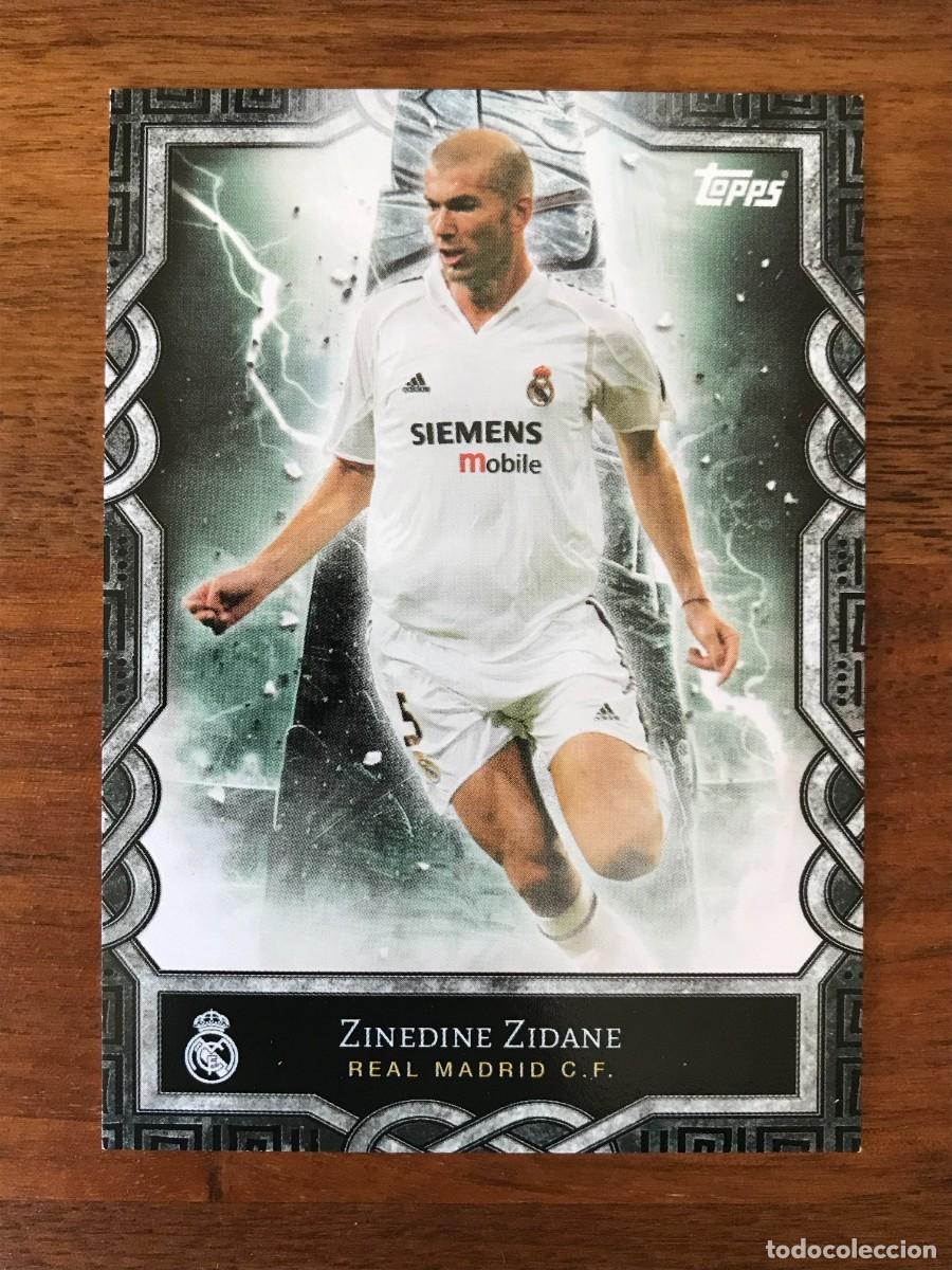 Cromos de f&uacute;tbol: ZINEDINE ZIDANE - MONOLITH - TOPPS REAL MADRID FAN SET 2024 2025 24 25