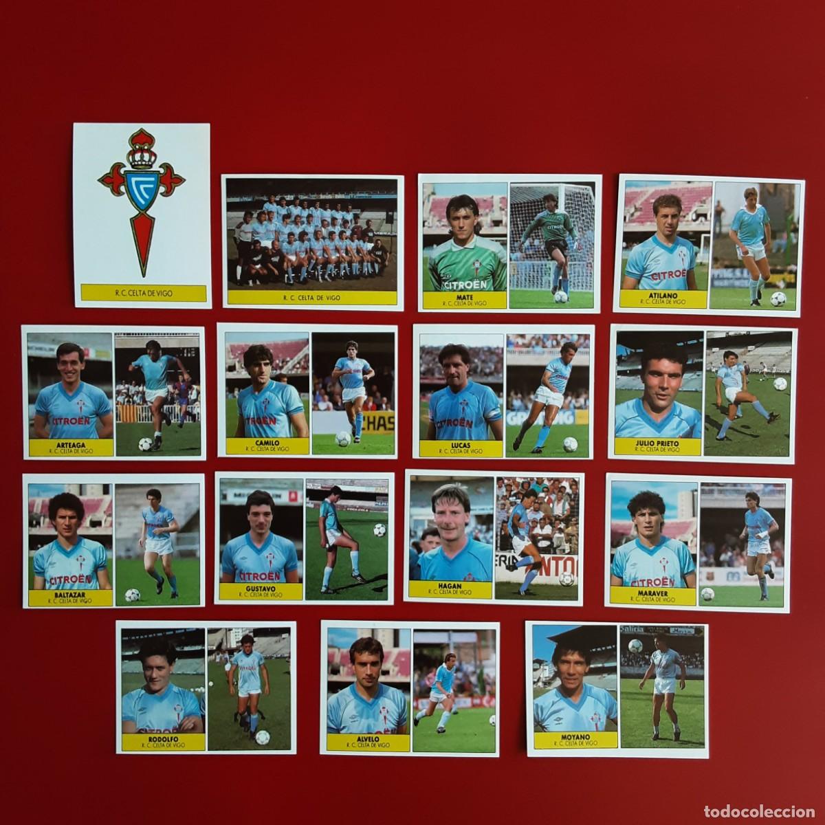 Cromos de f&uacute;tbol: EQUIPO COMPLETO CELTA EDITORIAL FESTIVAL 1987 1988 LIGA 87 88 NUNCA PEGADO